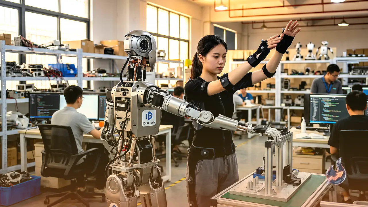 In China's Hardware Capital, Steering a Humanoid With Your Own Body Is Becoming a Coveted Skill