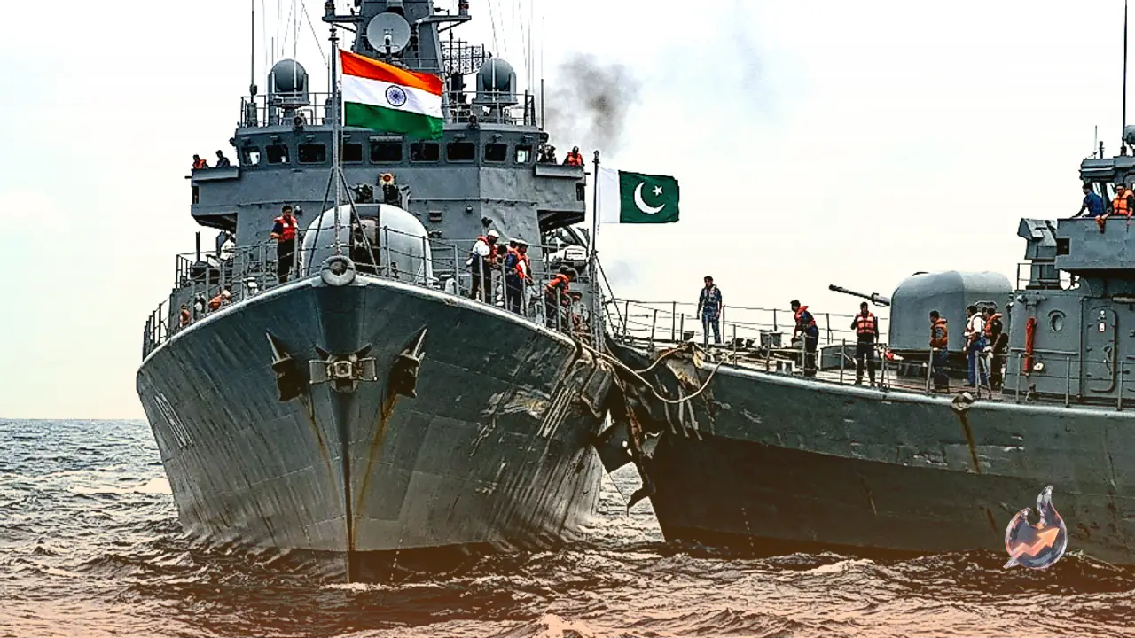 Pakistani Naval Vessel Collides With Indian Warship in Arabian Sea, India Lodges Diplomatic Protest