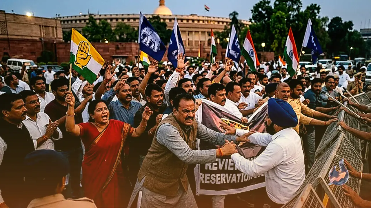 आरक्षण सुधार की मांग पर छिड़ी सियासत: INDI और NDA आमने-सामने, जानिए कौन फैला रहा है भ्रम