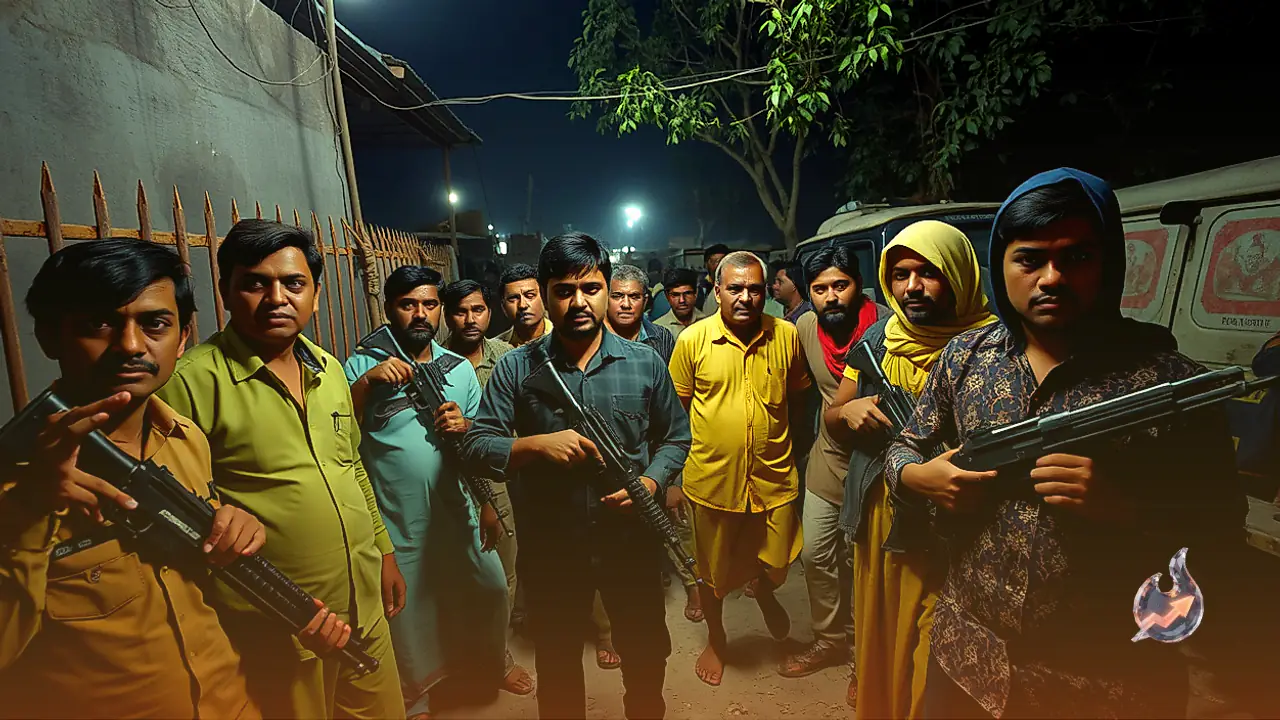 Armed Criminals Terrorize Banswara Village at Midnight, Slash Three with Swords Before Villagers Capture One