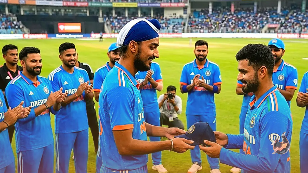 अर्शदीप सिंह ने पहनाई कैप, लखनऊ में वेस्टइंडीज के खिलाफ नमन धीर का टी20 इंटरनेशनल डेब्यू