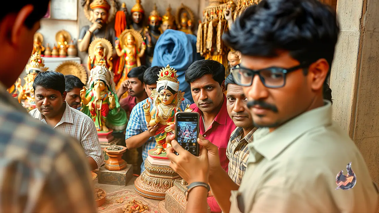 Artisans in Azamgarh Craft Life-Like Idols from Phone Photos for Durga Puja Festivities