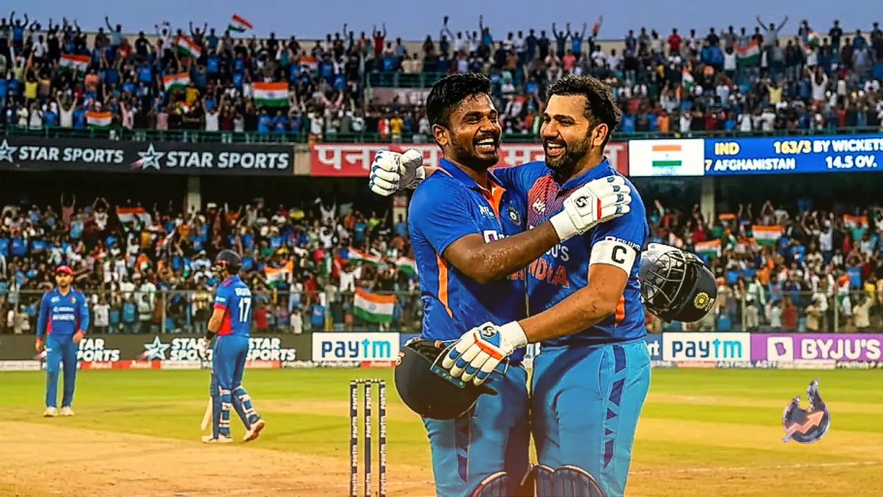 Blistering Samson and Sharma Fifties Power India to Dominant T20I Series Win Over Afghanistan