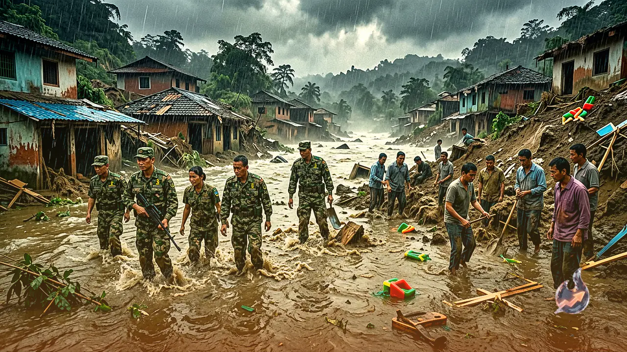 Heavy Rains Devastate Northeast: 4 Dead and 5 Soldiers Missing in Arunachal Pradesh, Sikkim Evacuates Threat Zones