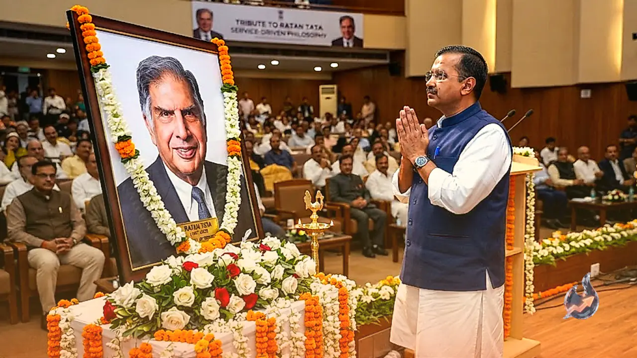 Arvind Kejriwal Honors Ratan Tata on Death Anniversary, Praising His Service-Driven Business Philosophy