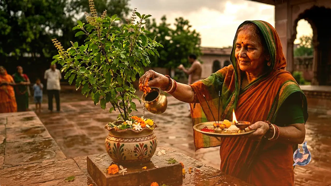 Tulsi Worship in Ashadha Month Draws the Blessings of Vishnu and Lakshmi: Full Guide to Rituals and Restrictions