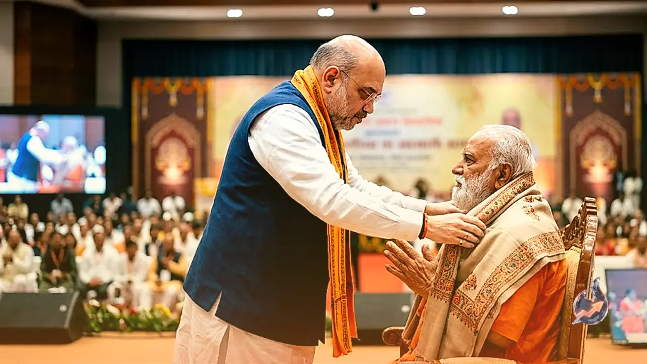 Amit Shah honors Ashok Singhal at centenary event, highlights Ram Mandir movement and cultural nationalism