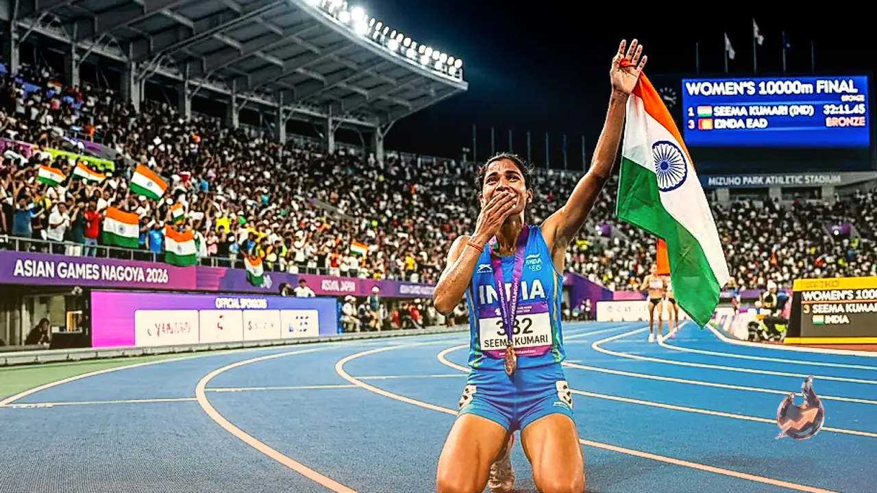 Seema Kumari Clinches Historic 10000m Bronze At Asian Games 2026