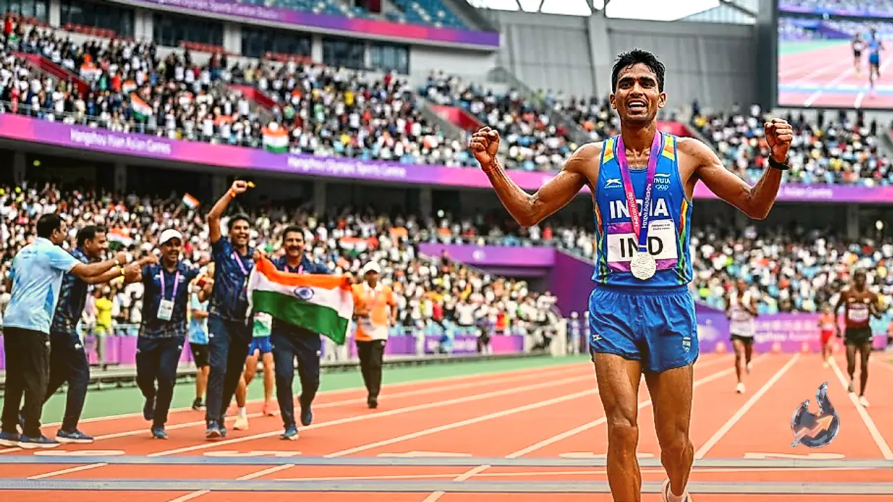 Sawan Barwal Clinches Historic Silver in Marathon with Personal Best as India Faces Massive Day Eight Schedule at Asian Games