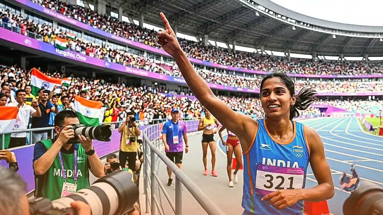 एशियाई खेलों में भारतीय खिलाड़ियों ने एक ही दिन जीते 8 पदक, विथ्या रामराज ने तोड़ा पीटी उषा का चार दशक पुराना रिकॉर्ड