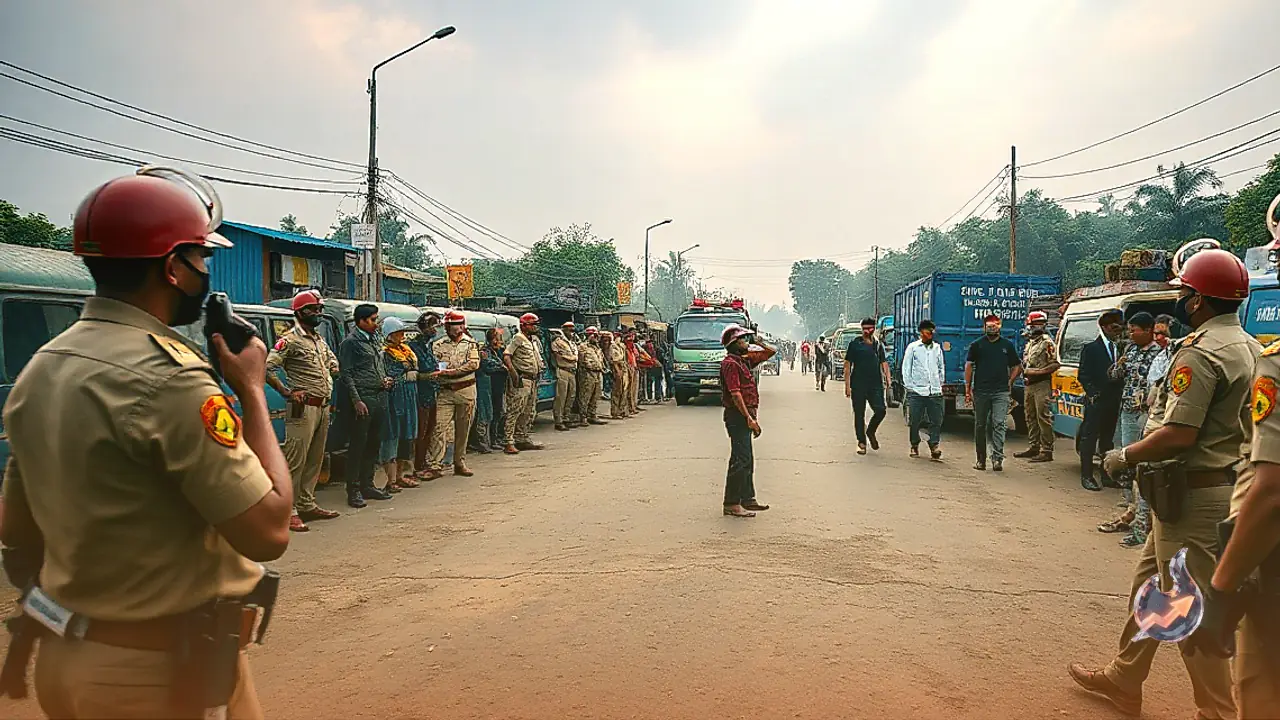 Arunachal Police Fire Warning Shots Amid Assam Border Clash as Economic Blockade Paralyzes Inter-State Transport