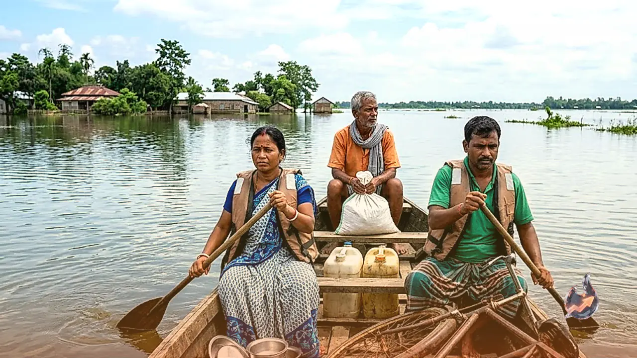 असम के 5 जिलों में बाढ़ का प्रकोप बरकरार, 3 और मौतों के बाद आंकड़ा 85 पहुंचा