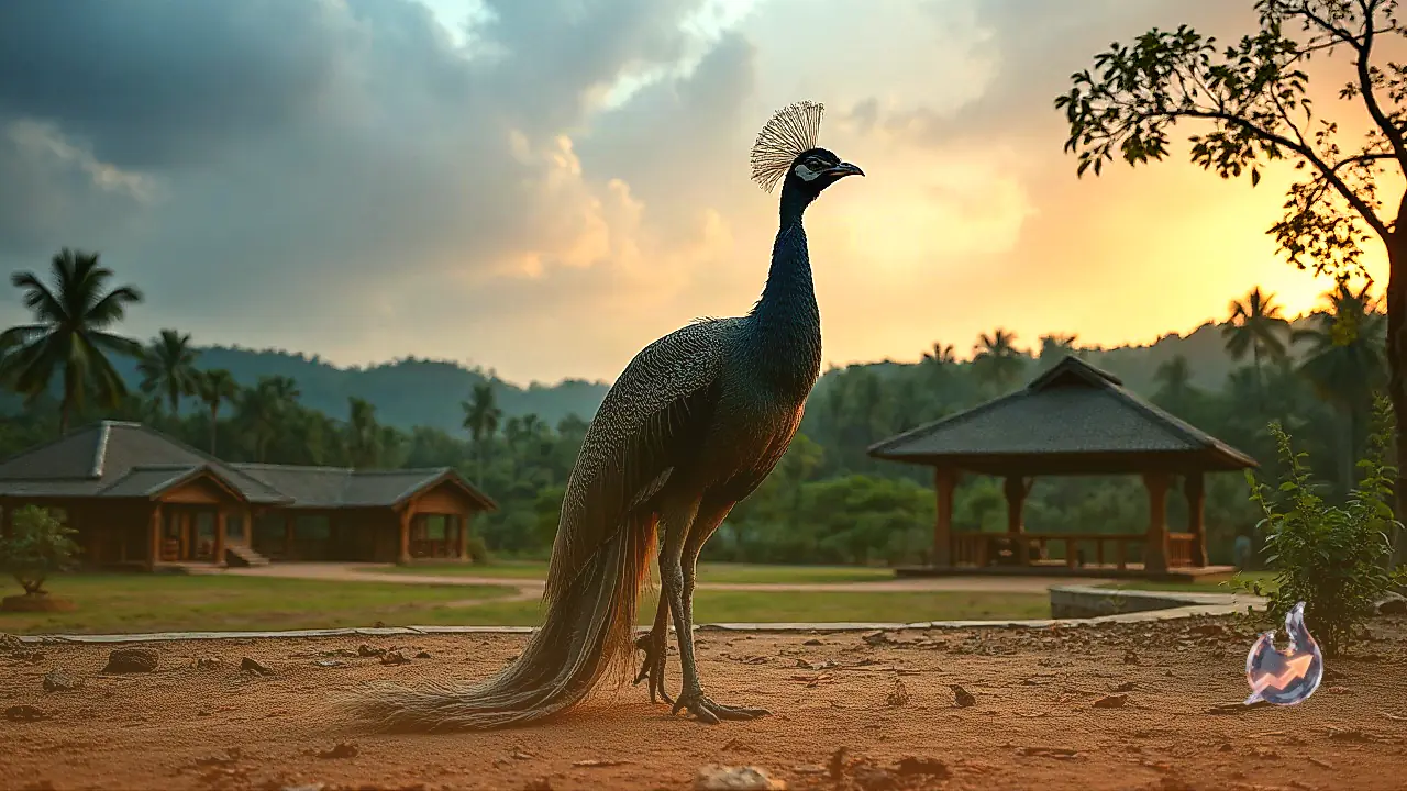 Indian Peafowl recorded in Assam’s Orang National Park for first time