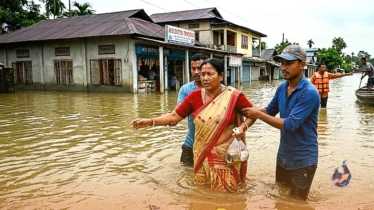 असम में अप्रत्याशित सैलाब: शिवसागर, चराइदेव और जोरहाट कैसे बने बाढ़ का नया केंद्र