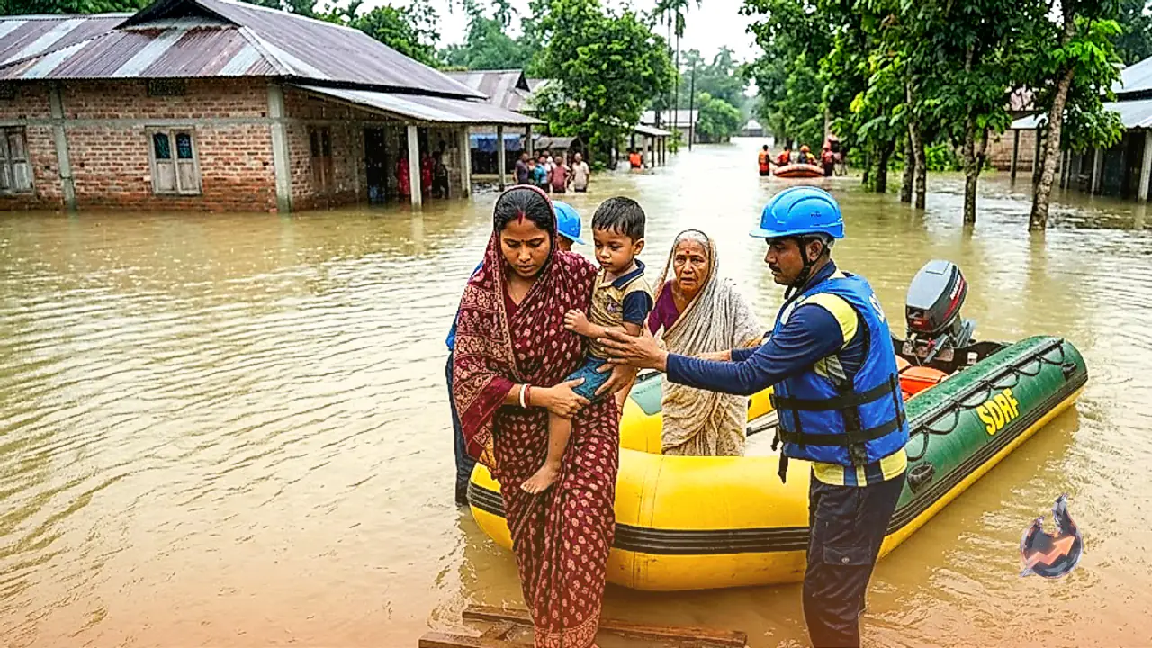 Assam Floods Death Toll Reaches 100 As Over 140,000 People Face Severe Crisis Across Seven Districts