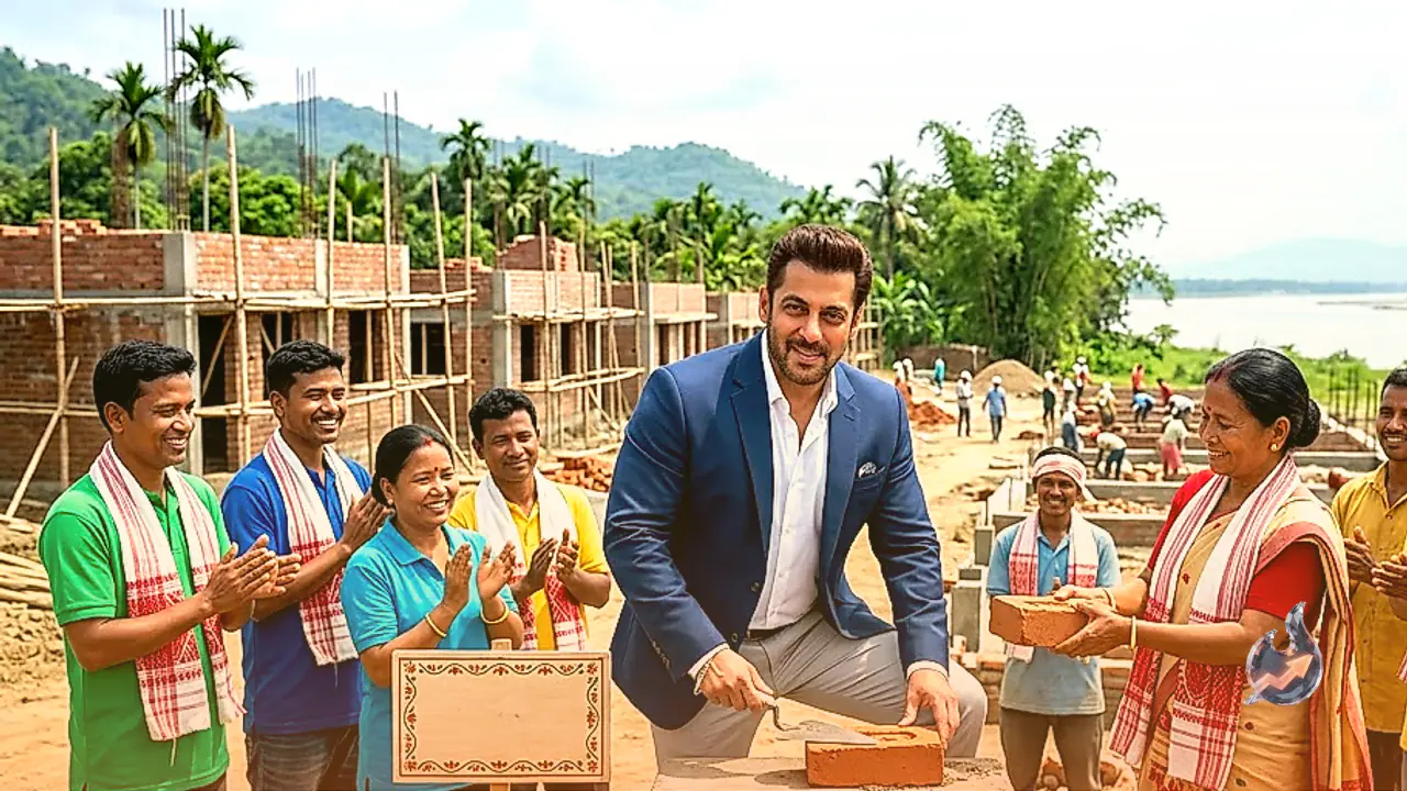 Displaced Assam Flood Victims to Receive 500 New Houses Through Salman Khan Initiative