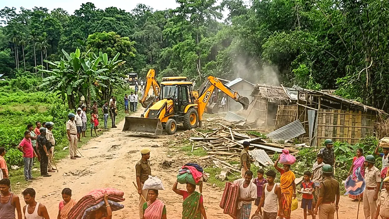 Assam resumes eviction drive in Hojai targeting 152 families