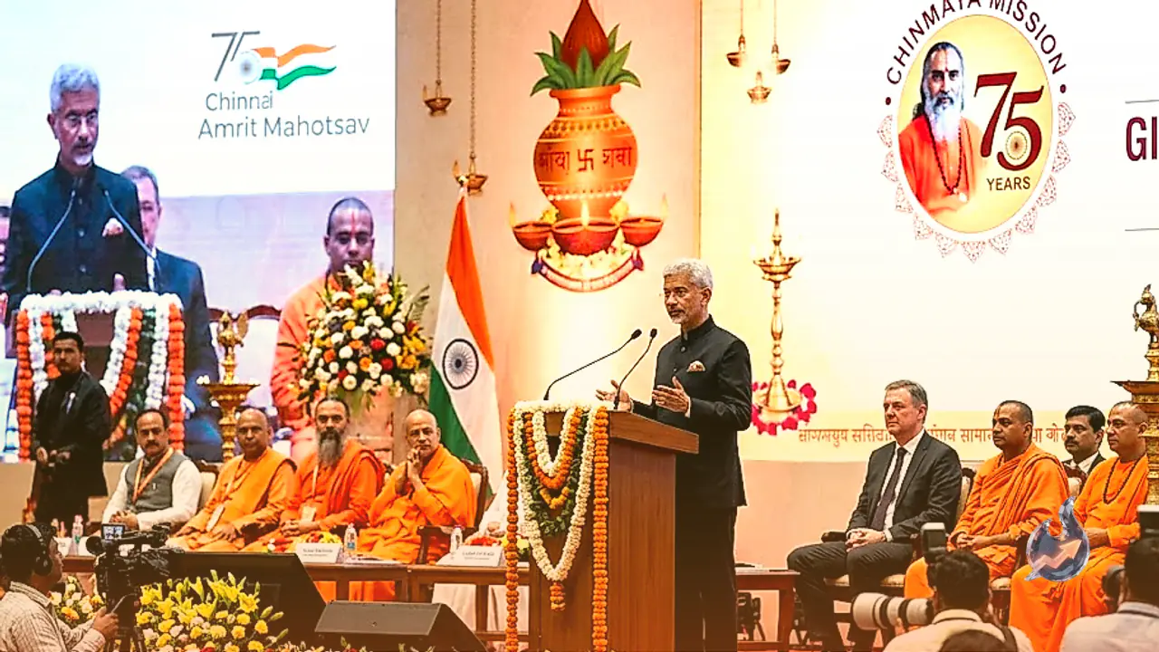 चिन्मय अमृत महोत्सव वैश्विक सम्मेलन में बोले एस जयशंकर, भारतीय मूल्यों और वैश्विक जुड़ाव पर दिया जोर