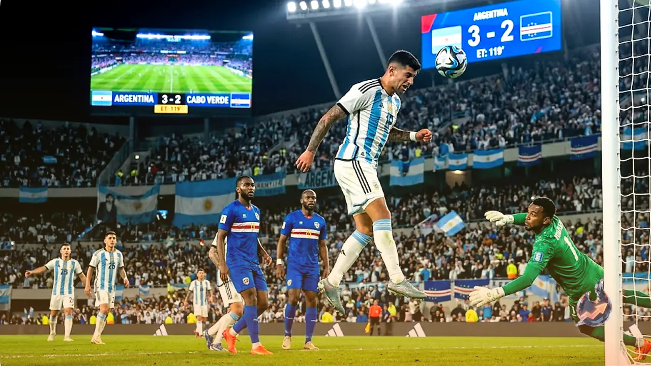 Argentina Needed Extra Time And A Late Romero Strike To See Off Tiny Cabo Verde