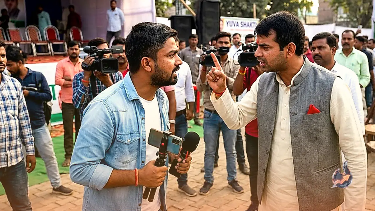 Heated Clash Between Tej Pratap Yadav and Manish Kashyap Over Fireworks Task as Rulers Bag Rs 10 Lakh