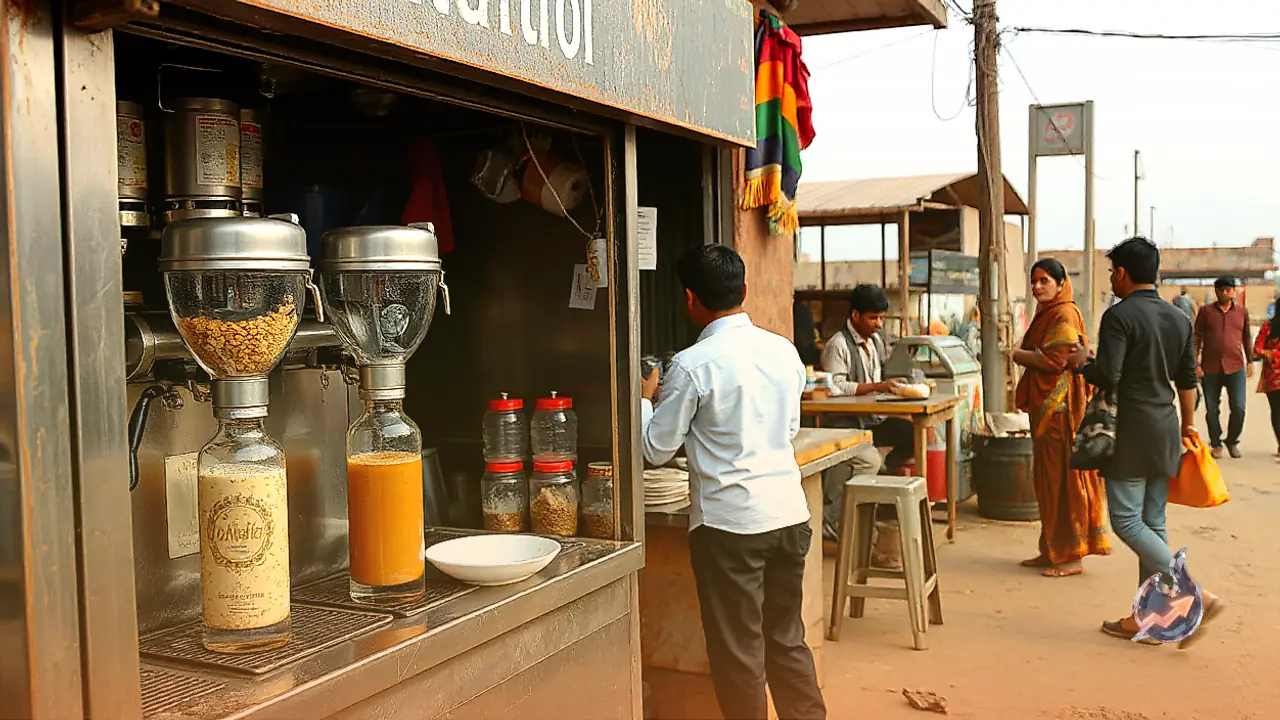 Automatic Machine Serves 7 Flavours of Pani Puri for Rs 20 in Bokaro, Blending Modern Tech with Hygiene