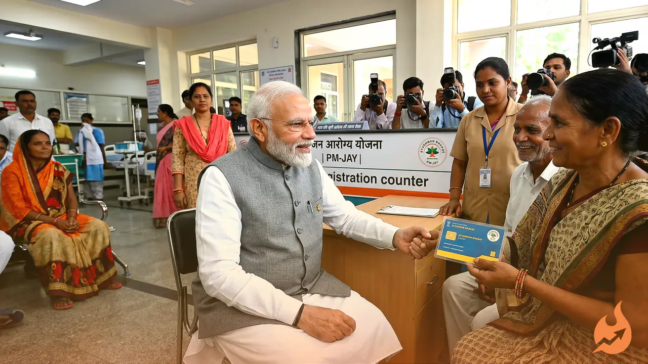 PM Narendra Modi Touts 12 Years of Healthcare Reform, Calls Ayushman Bharat the World's Largest Programme