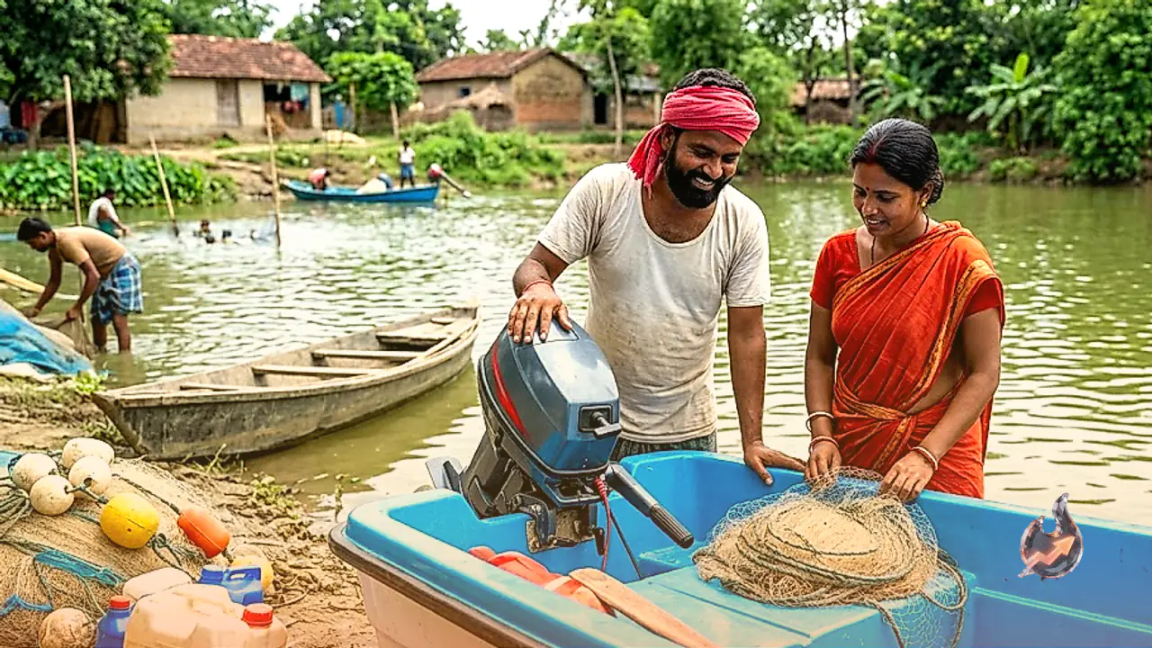 Azamgarh Fish Farmers Offered Subsidies for Boats and Equipment, Online Applications Open Until August 5