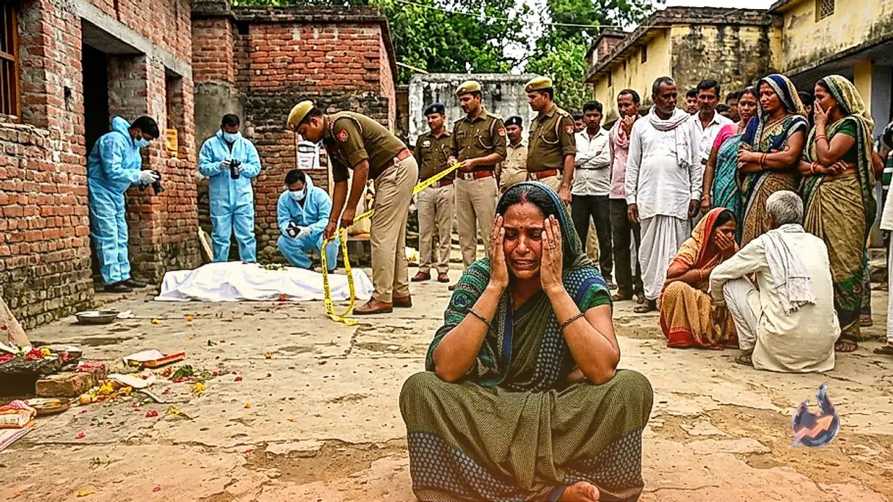 Dispute Over Aadhaar Card During Ritual in Azamgarh Ends in Gunfire, Man Shoots Wife and Two Priests Dead