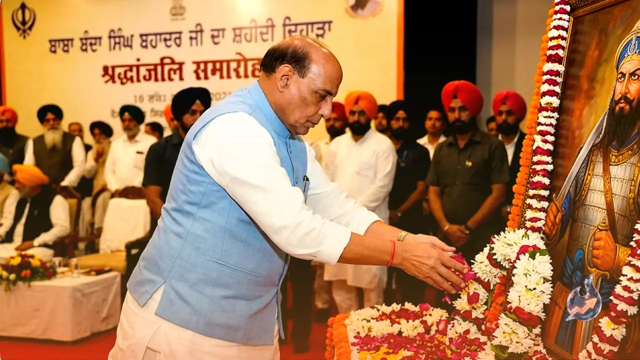 On Banda Singh Bahadur's Martyrdom Day, Rajnath Singh Pays Heartfelt Tribute to a Warrior Who Still Inspires the Nation