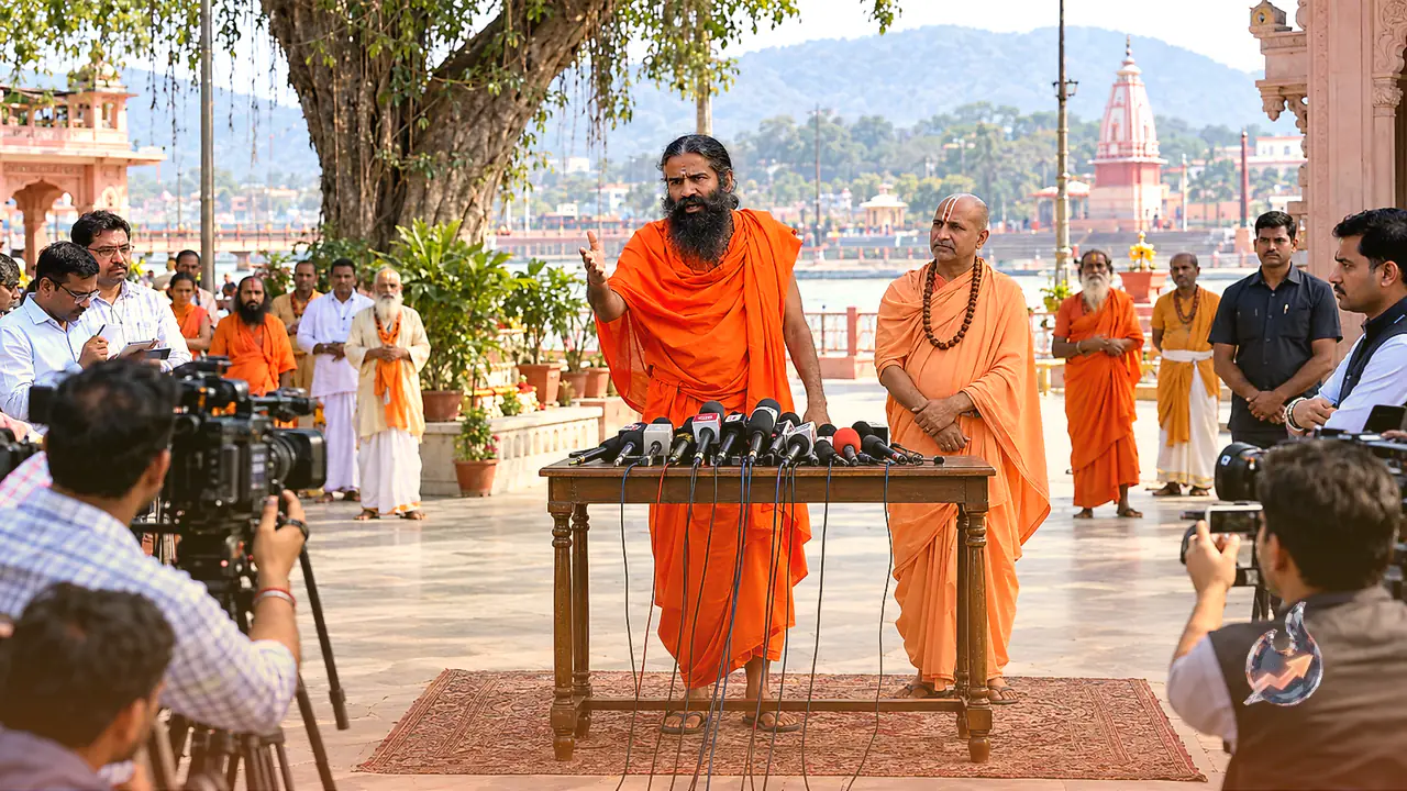Baba Ramdev Responds Strongly in Haridwar to Derogatory Remarks on Deities, Announces Factual Counter at 104th Session