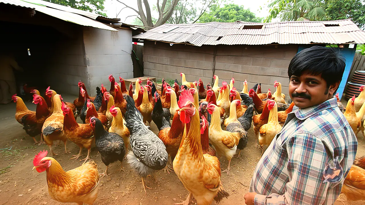 Backyard Poultry Yields Steady Earnings As Jehanabad Farmer Explains Economics Of Vanaraja And Gramapriya Hens
