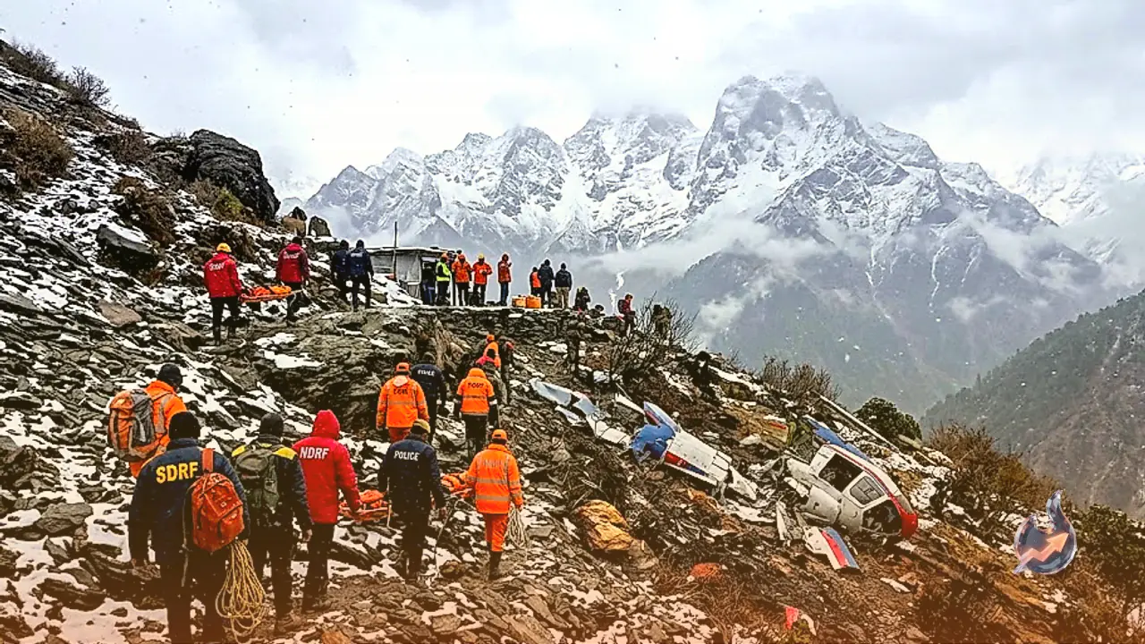 Badrinath Chopper Crash in Uttarakhand Claims Six Lives Including Five Bengaluru Friends and Pilot
