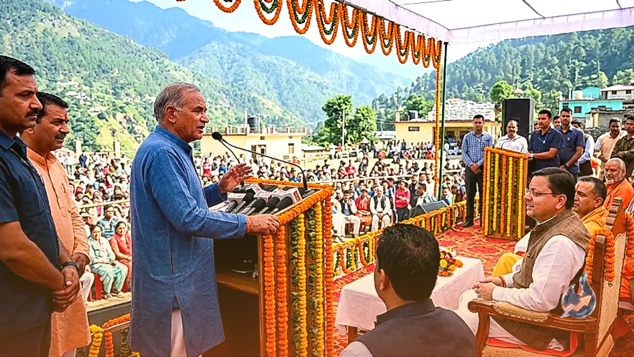 बद्रीनाथ के कांग्रेस विधायक लखपत बुटोला ने गोपेश्वर मंच से की सीएम धामी की सराहना
