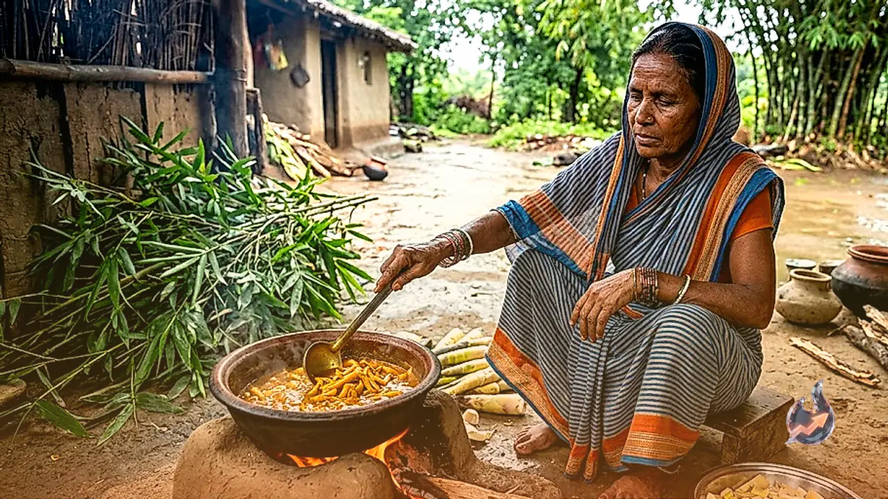 Baghelkhand's Monsoon Specialty: How to Cook Tender Bamboo Shoots into a Spicy Karil Curry