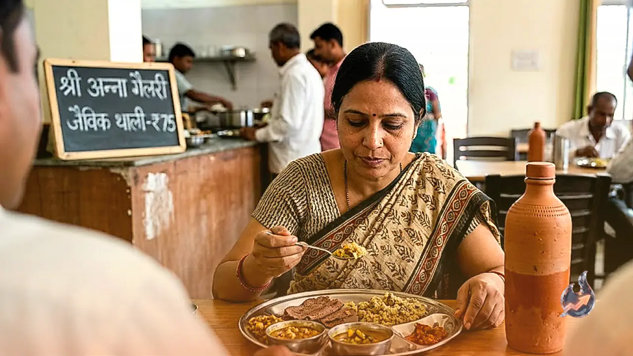 बहराइच के कृषि भवन में खुली श्री अन्न गैलरी, मिट्टी की बोतल में ठंडा पानी और 75 रुपये में जैविक थाली