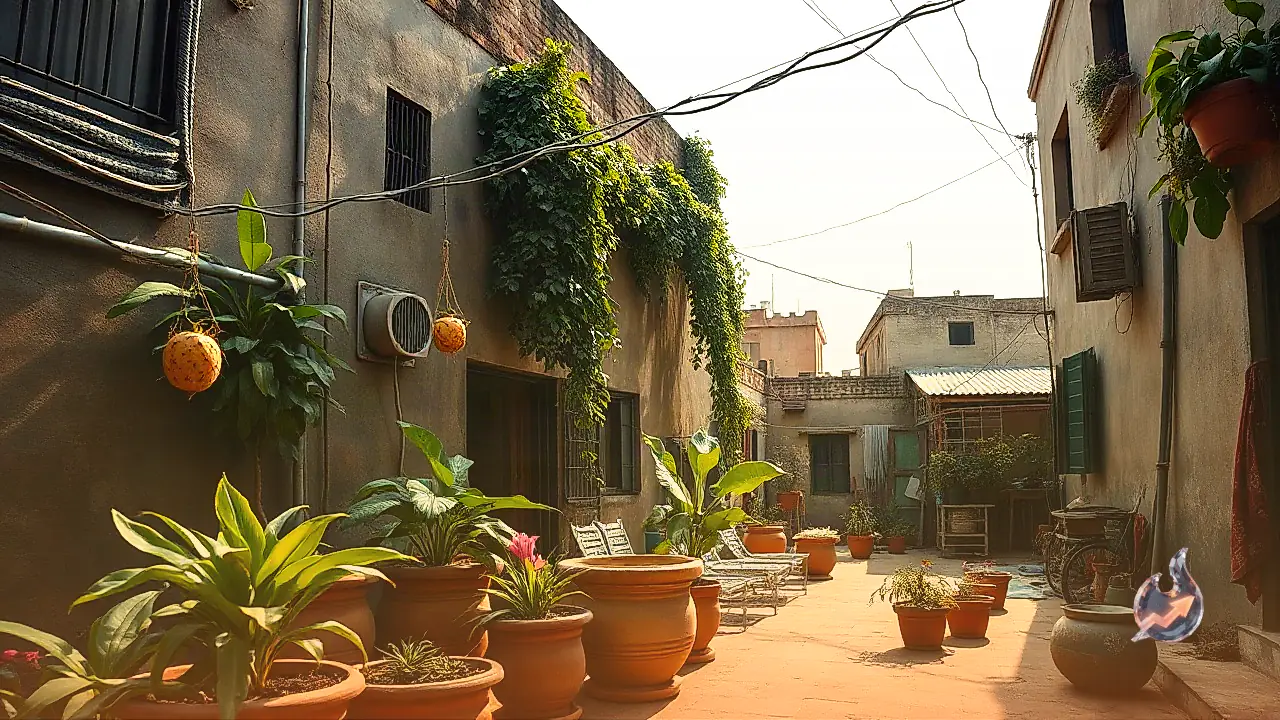 Bahraich Farmer Triloki Grows Dragon Fruit Against Courtyard Wall, Transforms Small Space into Lush Kitchen Garden