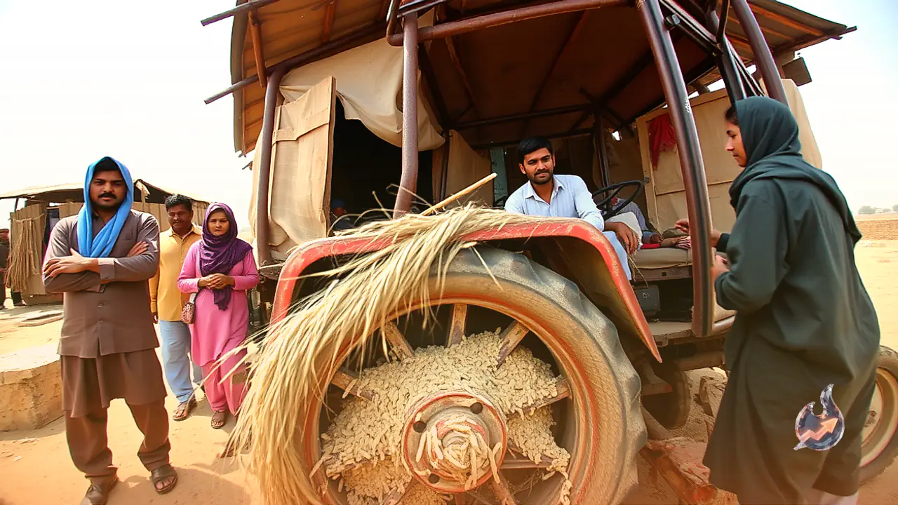 Bahraich Rural Youth Get Self-Employment Opportunity with Tractor-Driven Flour Mills