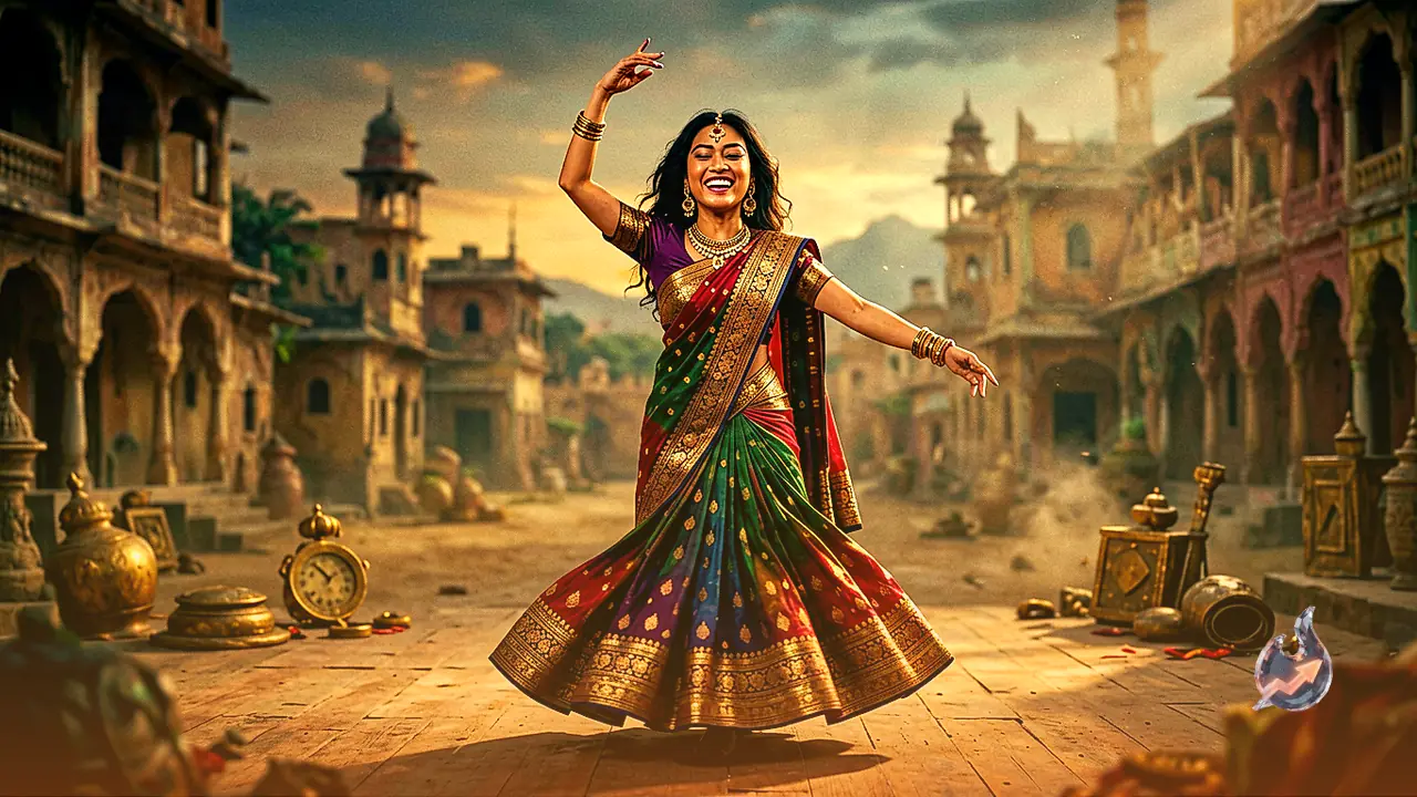 बैंगनी साड़ी और एंटीक गहनों में सजीं मैथिली ठाकुर, 'तूने पायल है छनकाई' पर वायरल हुआ ट्रेडिशनल अवतार