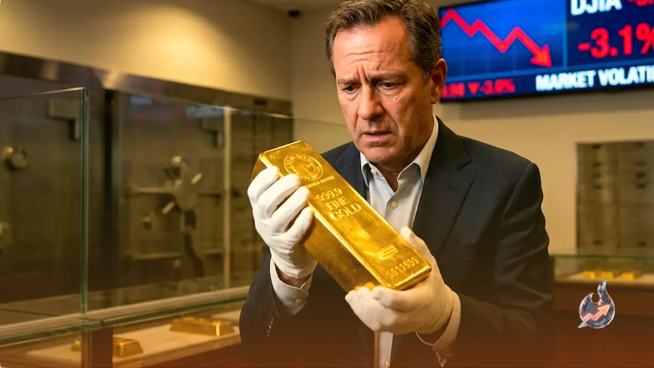 Why anxious investors keep running back to gold whenever markets wobble