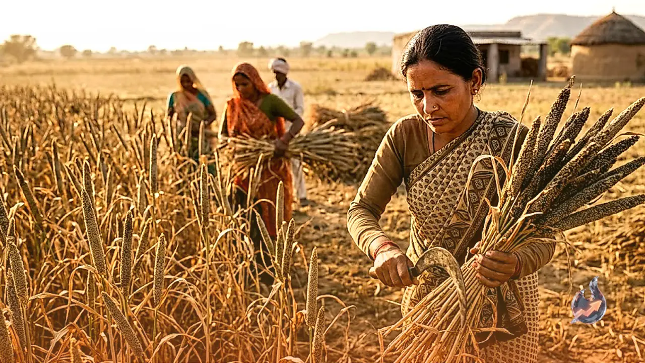 Important guidelines for farmers on harvesting and storing pearl millet to protect against moisture and mold