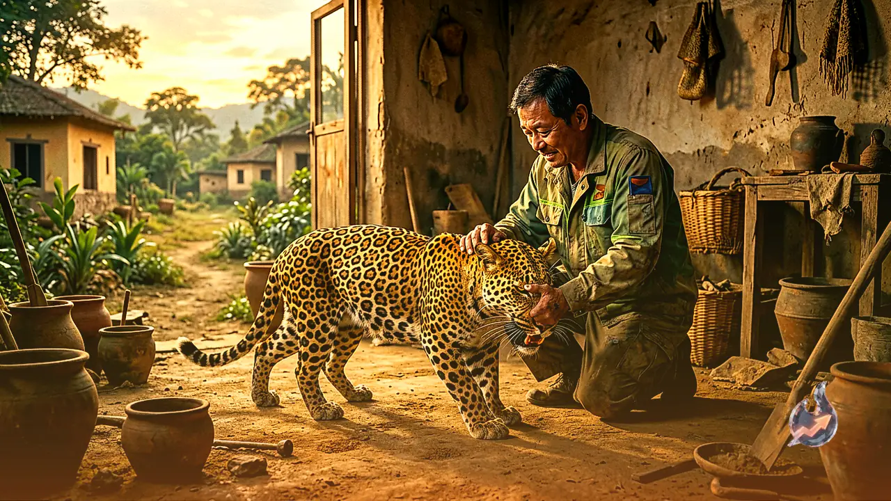 Alert Farmer Traps Wild Leopard Inside Balaghat House Before Safe Rescue Operation