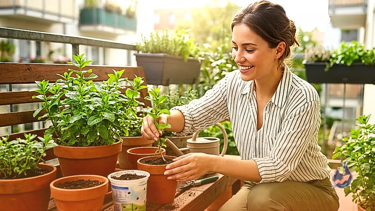 How to Grow Fresh Mint in Balcony Pots Using Kitchen Cuttings for Year-Round Supply