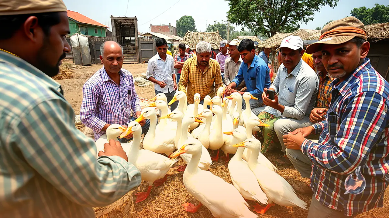 Balancing a Job With Duck Farming, Rohtas Professional Builds Steady Secondary Income on Two Hours a Day