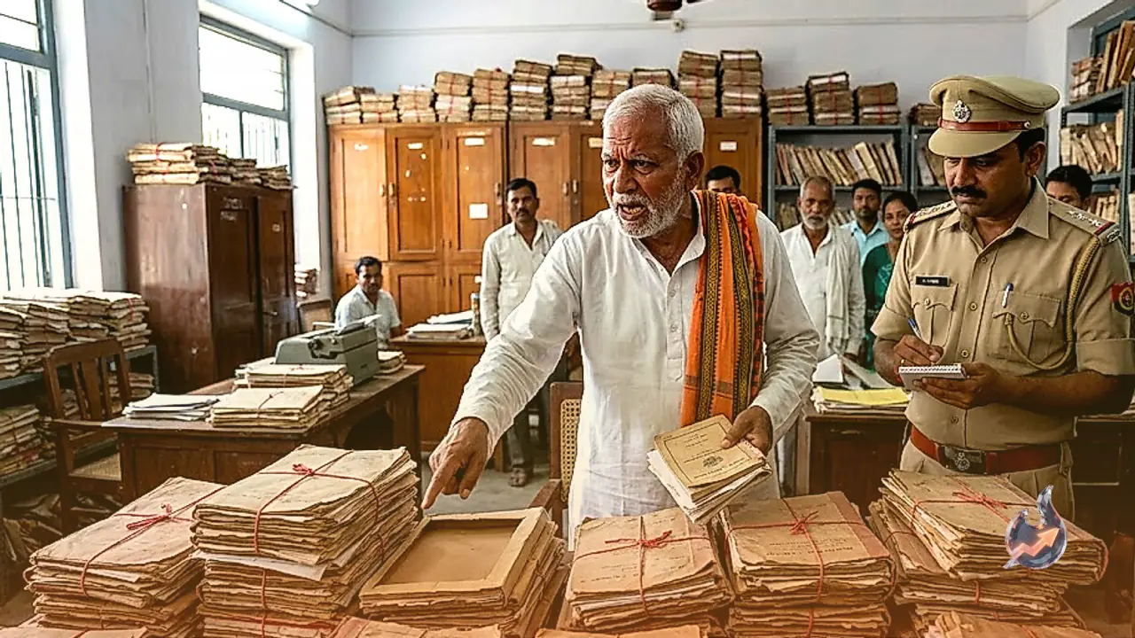 Farmer Calls Police After File Goes Missing in Ballia Tehsil, Claims He Sells Wheat to Pay Lawyer Fees