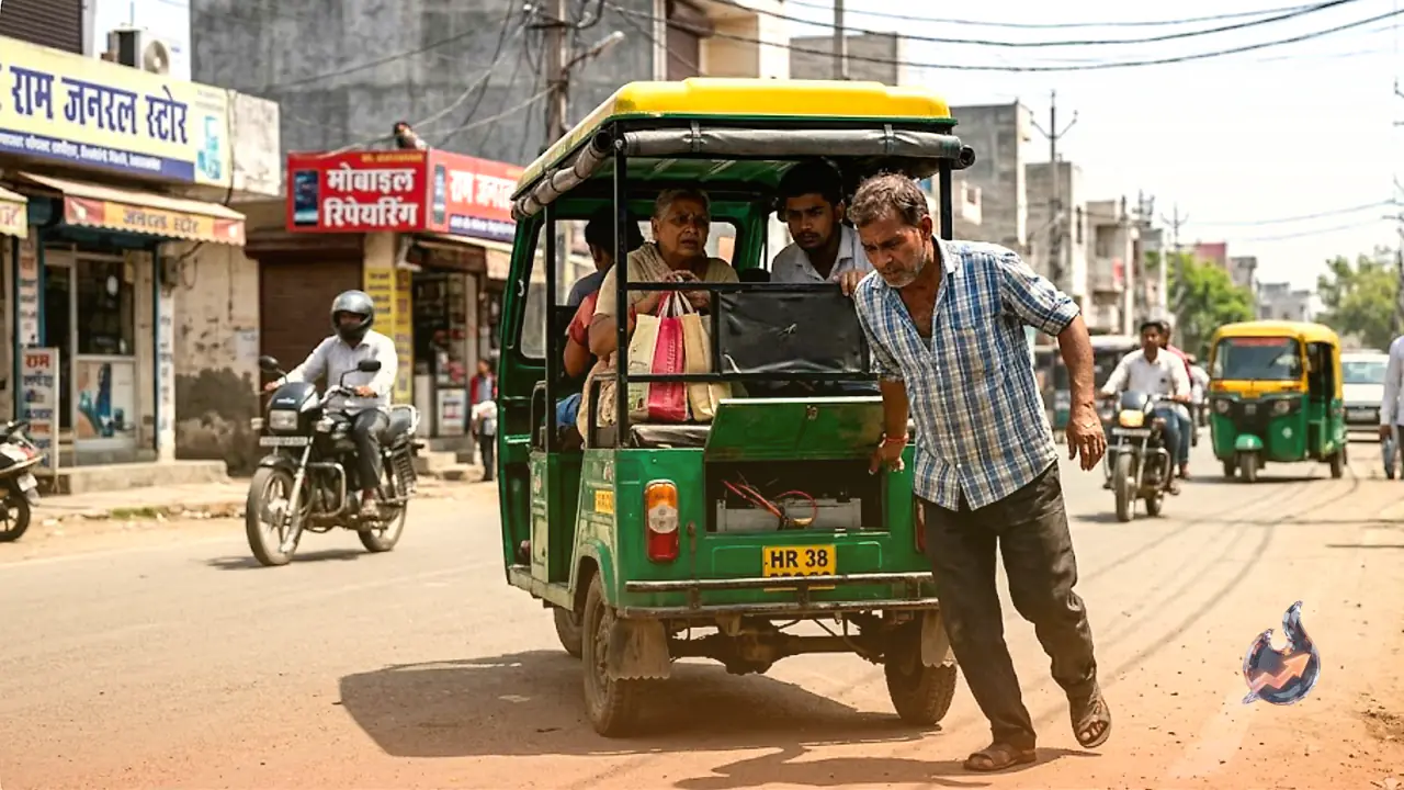 Bluetooth-Linked Batteries Leave Faridabad E-rickshaws Stalling Mid-Route, Drivers Count Their Losses