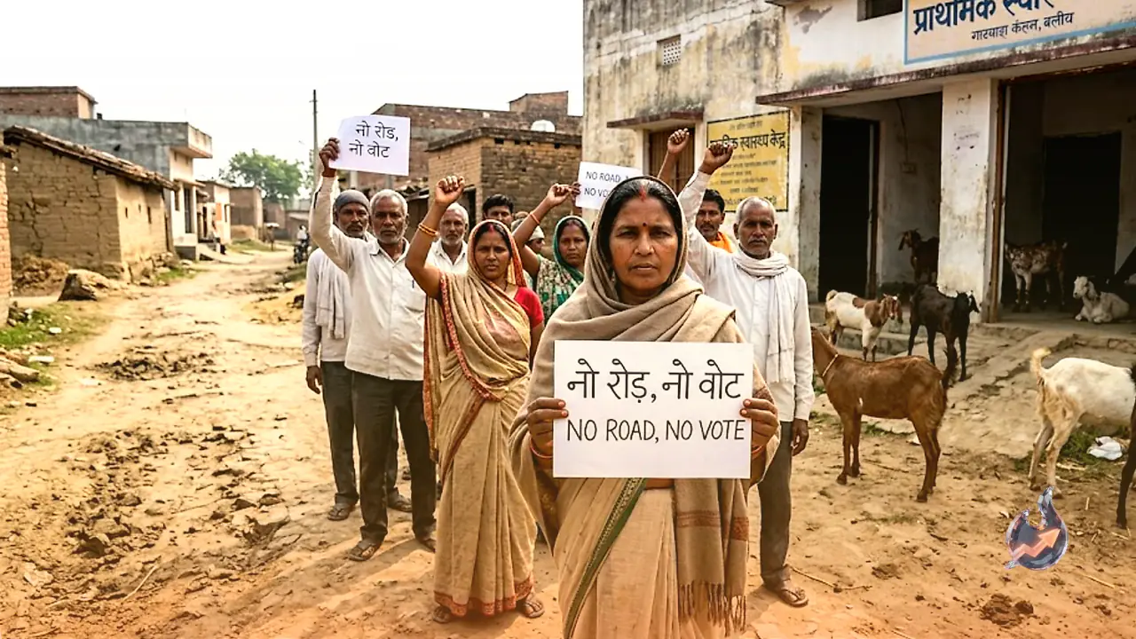 बलिया के जिस गांव ने निर्भया को जन्म दिया, वहां सड़क नहीं सिर्फ गड्ढे और बकरियों के हवाले अस्पताल