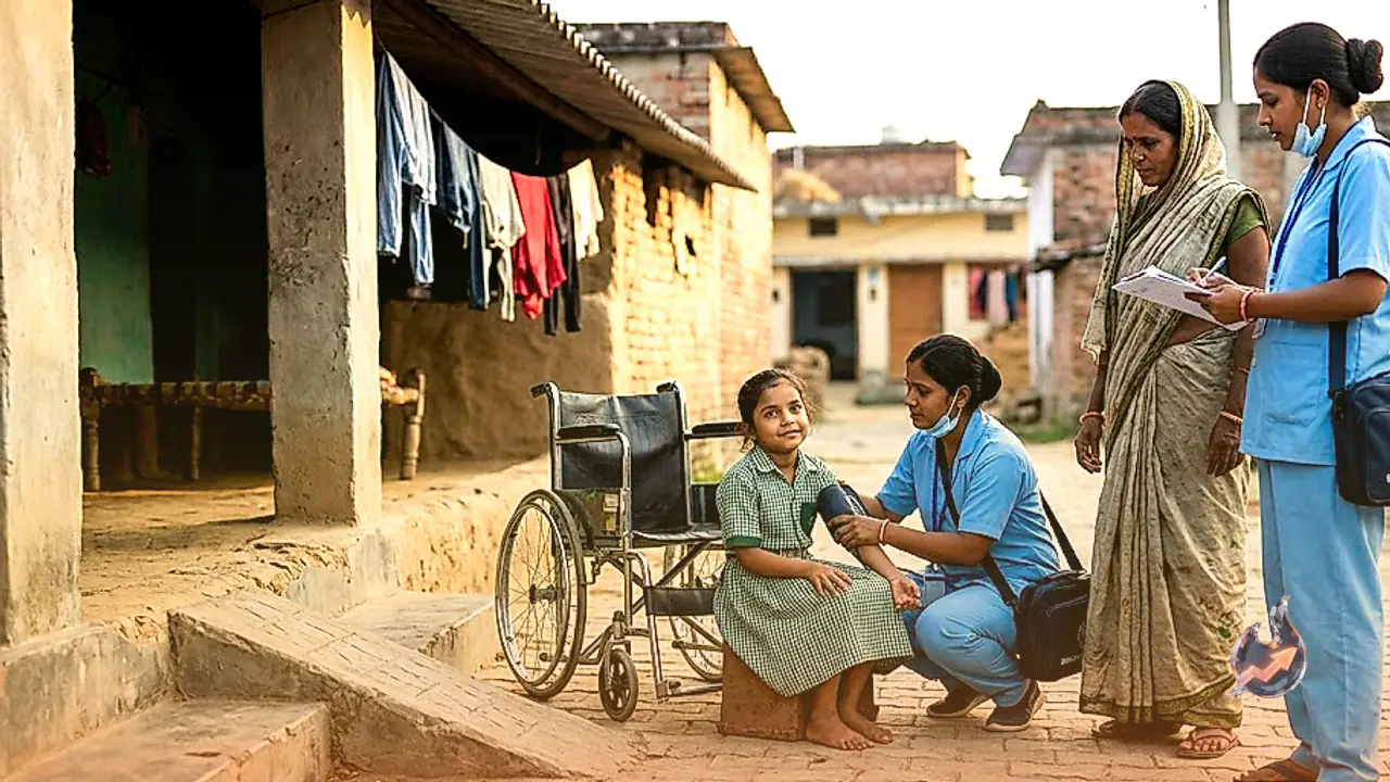 बलिया में दिव्यांग छात्रा रागिनी की पढ़ाई की लगन देख पसीजा प्रशासन, डीएम मंगला प्रसाद सिंह ने मदद के लिए भेजी टीम