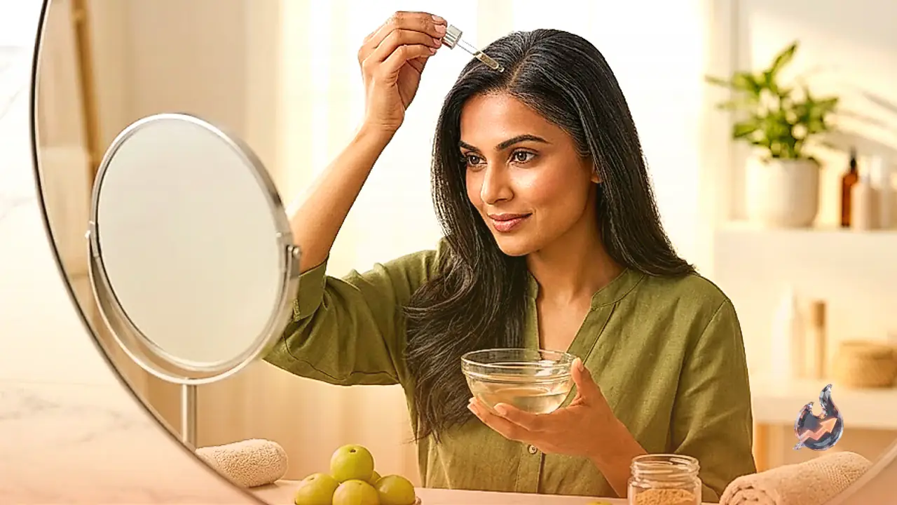Natural Remedy for Weak and Greying Hair: How to Prepare and Apply Amla Water at Home