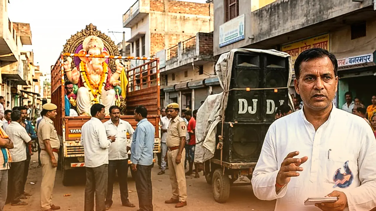 बलरामपुर में स्कूल के बाहर विसर्जन जुलूस के दौरान कक्षा 2 की छात्रा की मौत, शहर में डीजे पर रोक का फैसला
