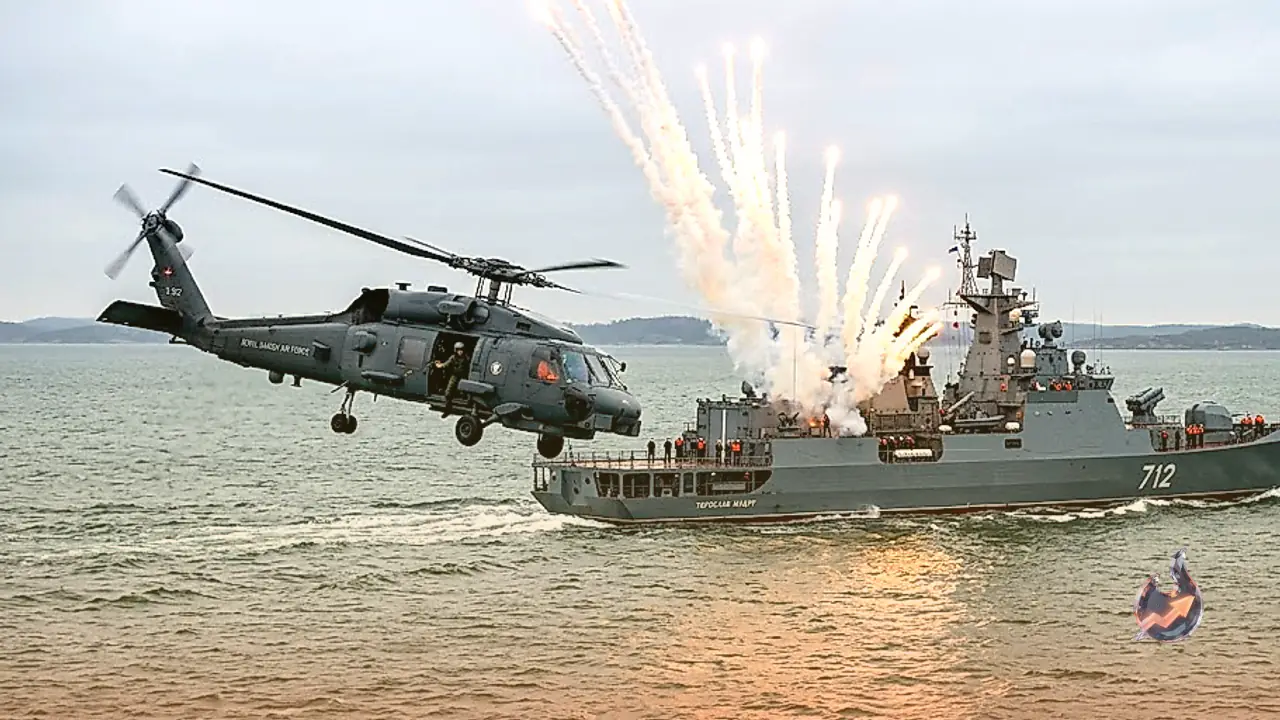 Russian Warship Targets Danish Military Helicopter with Flares in Baltic Sea Confrontation